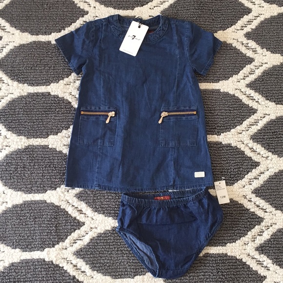 7 For All Mankind Other - (NEW) 7 For All Mankind 2-Pc Infant Dress